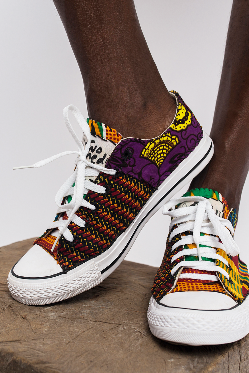 African sales print converse